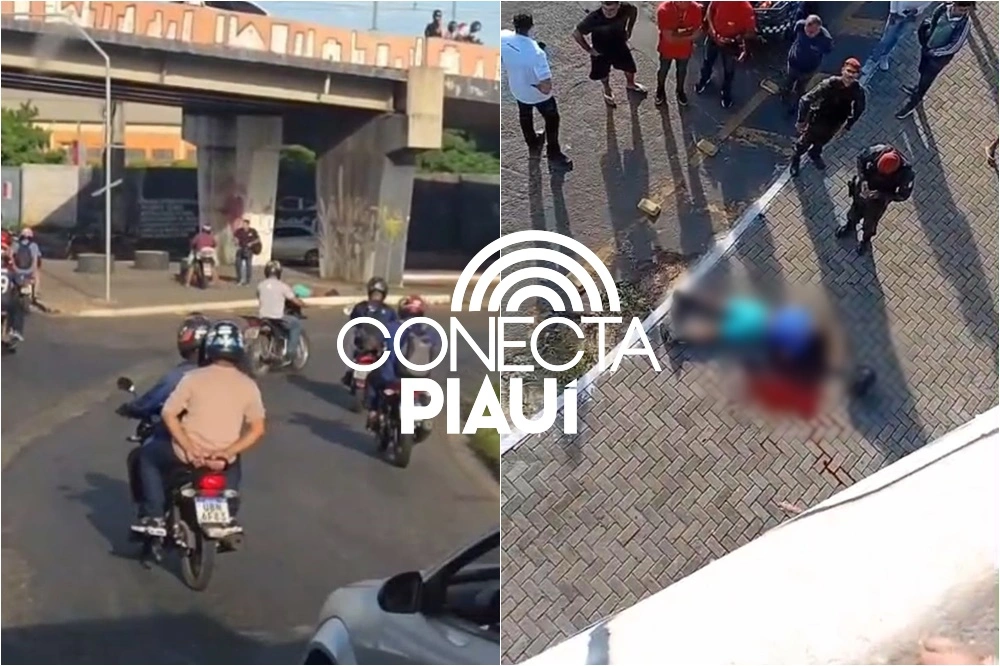 Motociclista cai de viaduto após colisão com carro na zona Sul de Teresina