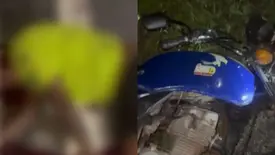 Motociclista fica gravemente ferido após acidente na BR-402, no litoral do Piauí (Foto: Reprodução)