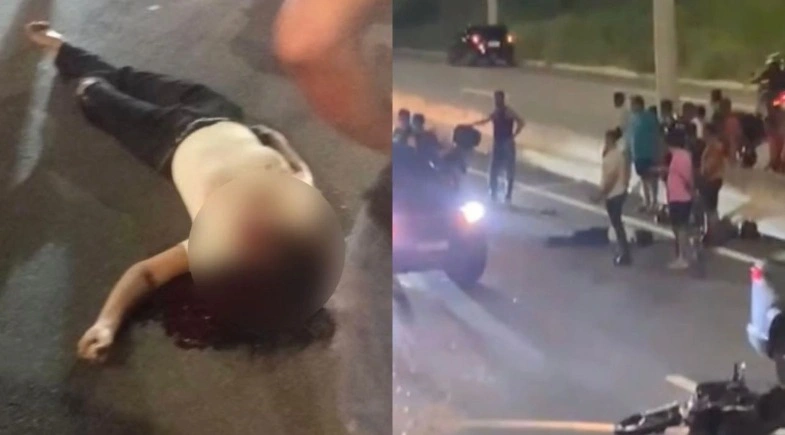 Motociclista ficou gravemente ferida após acidente na BR-316 em Teresina