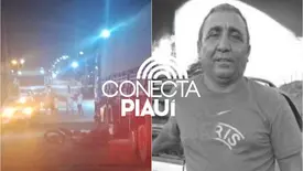 Motociclista morre após colidir com carro e ser atropelado por carreta no Piauí (Foto: Reprodução)