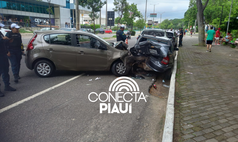Motorista provoca colisão com três carros na zona Leste de Teresina