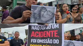 Mulher que morreu em acidente na Rui Barbosa volta a chamar atenção em protesto (Foto: Conecta Piauí)