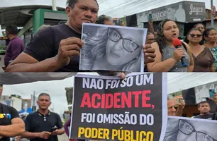 Mulher que morreu em acidente na Rui Barbosa volta a chamar atenção em protesto (Foto: Conecta Piauí)
