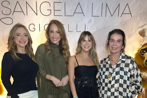 Mulheres brilhantes que marcaram presença na noite de lançamento de jóias de Risângela Lima