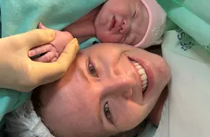 Nasceu a princesa Angelina, filha do querido casal Ciro Barros e Fabiana Campelo (Foto: Instagram)