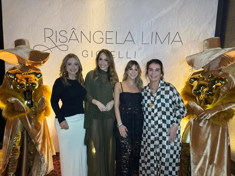 Noite de glamour marca lançamento de Gioielli por Risangela Lima