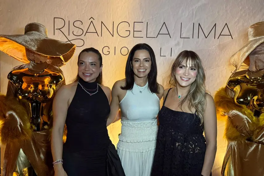 Noite de glamour marca lançamento de Gioielli por Risangela Lima