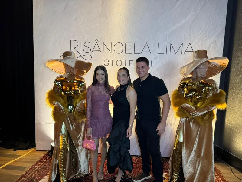 Noite de glamour marca lançamento de Gioielli por Risangela Lima