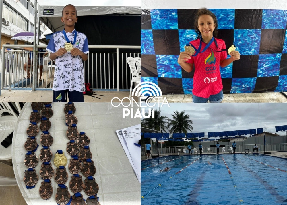 Nova geração brilha e quebra recordes em torneio de natação no Piauí