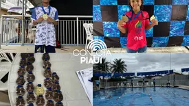 Nova geração brilha e quebra recordes em torneio de natação no Piauí (Foto: Conecta Piauí)