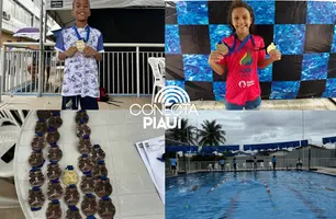 Nova geração brilha e quebra recordes em torneio de natação no Piauí (Foto: Conecta Piauí)