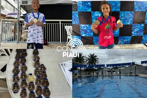 Nova geração brilha e quebra recordes em torneio de natação no Piauí