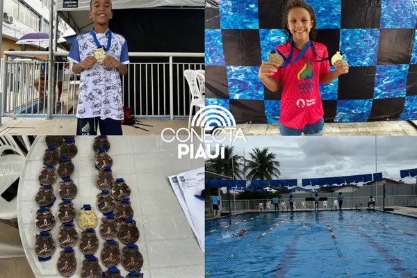 Nova geração brilha e quebra recordes em torneio de natação no Piauí