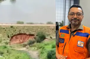 “O risco não zerou”, alerta Defesa Civil sobre barragem em Coronel José Dias (Foto: Reprodução)