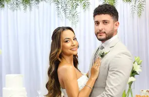 O sim especial dos apaixonados Bianca Santana e Pedro Victor em Teresina (Foto: Instagram)