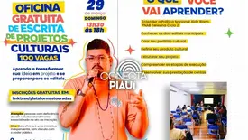 Oficina gratuita ensina escrita de projetos culturais em Teresina (Foto: Reprodução)