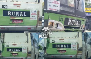 Ônibus escolar da zona rural de Teresina circula em condições precárias e preocupa moradores (Foto: Conecta Piauí)