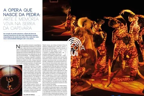 Ópera da Serra da Capivara ganha destaque em revista internacional