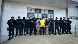 Operação policial prende três por drogas e armas no Sul do Piauí (Foto: Reprodução)