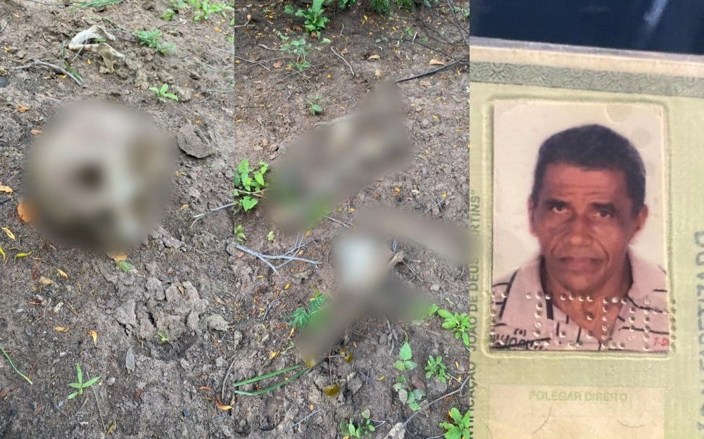 Ossada humana é achada por vaqueiros em mata fechada de Castelo do Piauí