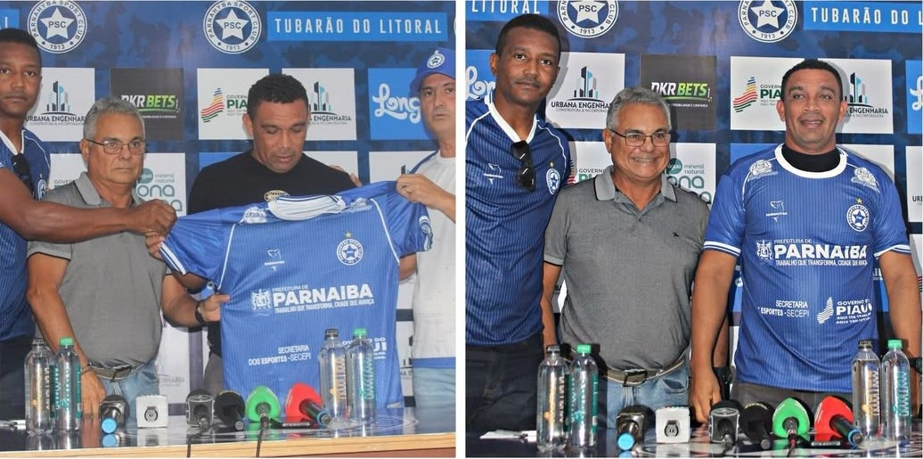 Parnahyba apresenta técnico Zé Augusto e inicia preparação para a Série D