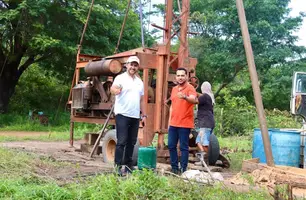 Perfuração de poço leva água a comunidades rurais de Hugo Napoleão (Foto: Reprodução)