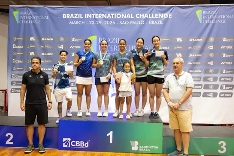 Piauienses brilham e Brasil é campeão geral do Internacional de Badminton