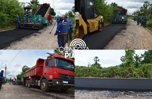 Picos inicia quarta etapa de asfaltamento com investimento de R$ 5 milhões (Foto: Reprodução)