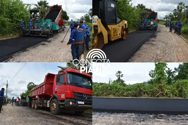 Picos inicia quarta etapa de asfaltamento com investimento de R$ 5 milhões
