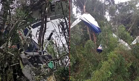 Piloto morre em queda de avião no Paraná durante forte chuva