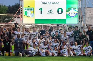 Piripiri/Liga São João vence 1º jogo na história em uma competição nacional (Foto: @josuesportes / Piripiri F.C)