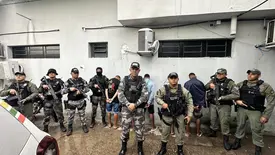 PM prende suspeitos de roubo a motorista por app na zona Leste de Teresina (Foto: Reprodução)