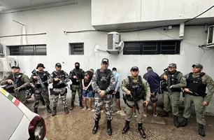 PM prende suspeitos de roubo a motorista por app na zona Leste de Teresina (Foto: Reprodução)