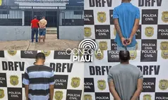 Polícia Civil prende suspeitos de roubos e furtos de veículos em Teresina