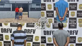 Polícia Civil prende suspeitos de roubos e furtos de veículos em Teresina (Foto: Reprodução)