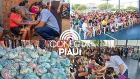 Prefeito acompanha entrega do projeto 'Peixe na Mesa' em Parnaíba (Foto: Reprodução)