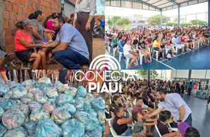 Prefeito acompanha entrega do projeto 'Peixe na Mesa' em Parnaíba (Foto: Reprodução)