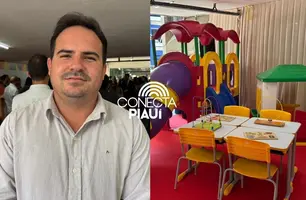 Prefeito de Nazaré do Piauí recebe kit-creche e destaca educação infantil (Foto: Conecta Piauí)