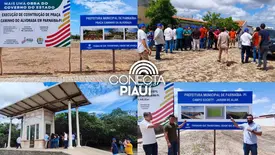 Prefeito Francisco Emanuel e deputado visitam obras em bairros de Parnaíba (Foto: Conecta Piauí)