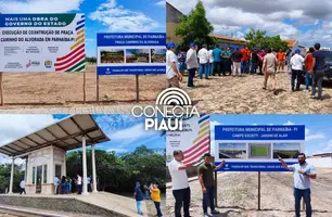 Prefeito Francisco Emanuel e deputado visitam obras em bairros de Parnaíba (Foto: Conecta Piauí)