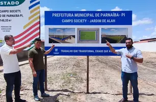 Prefeito Francisco Emanuel e deputado visitam obras em bairros de Parnaíba (Foto: Conecta Piauí)
