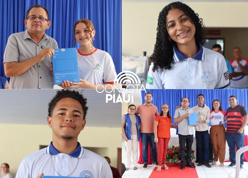 Prefeito Juvenal Silva participa da entrega de tablets a alunos da rede pública