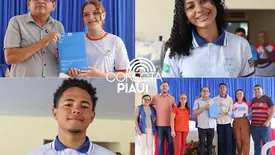 Prefeito Juvenal Silva participa da entrega de tablets a alunos da rede pública (Foto: Reprodução)