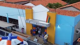 Prefeito Pedro Gomes entrega Escola Senhor Carvalho ampliada em José de Freitas (Foto: Reprodução)