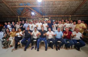 Prefeitos reforçam apoio a Rafael Fonteles e Washington Bandeira (Foto: Reprodução)
