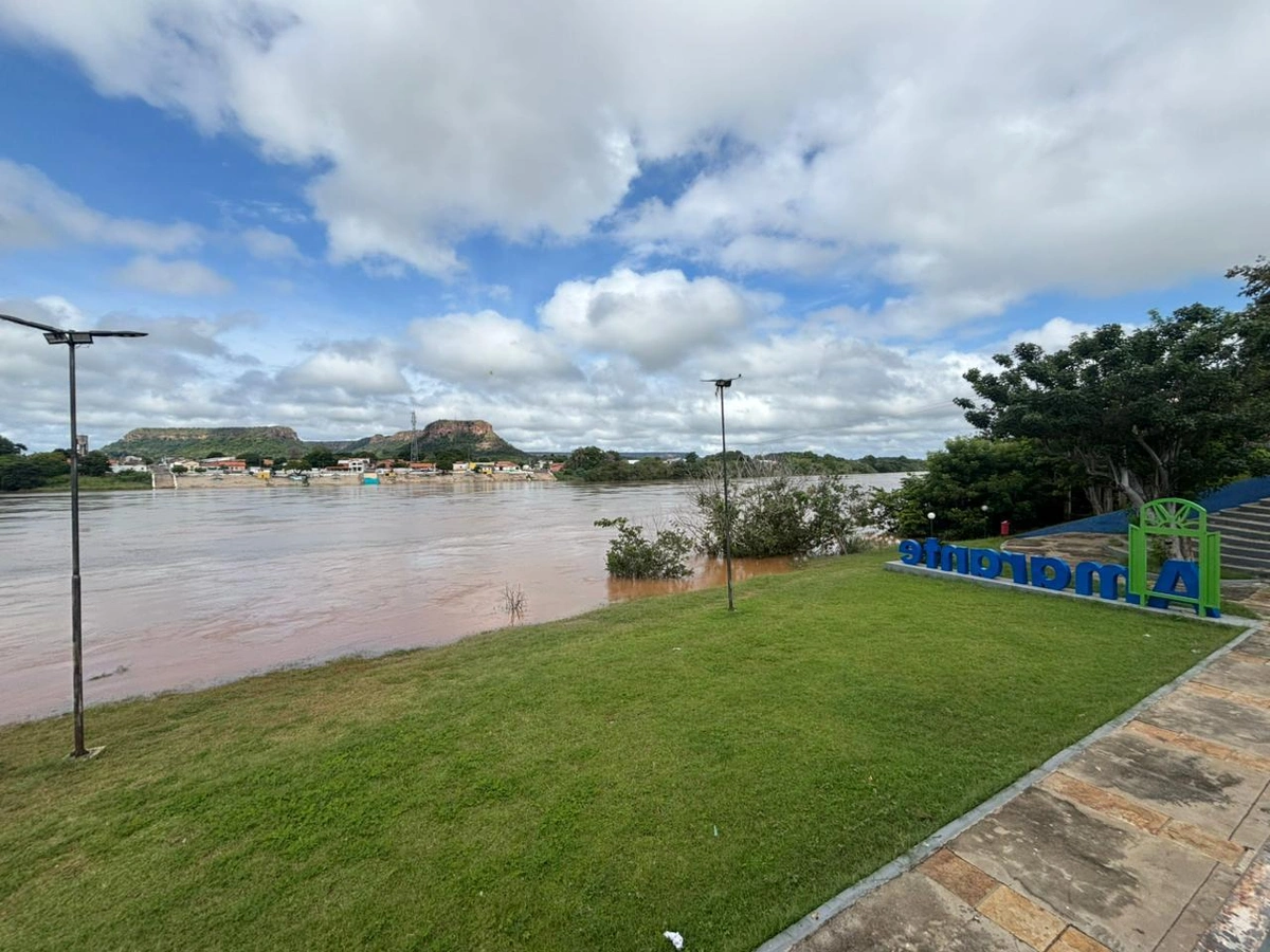 Prefeitura de Amarante alerta ribeirinhos sobre aumento da vazão do Rio Parnaíba