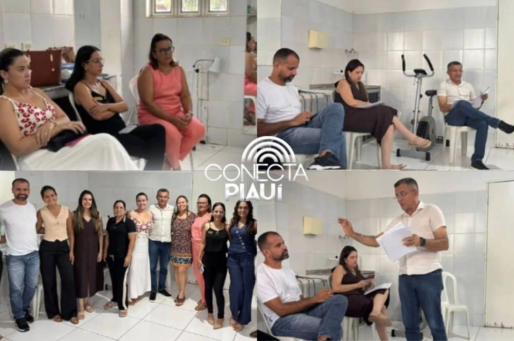 Prefeitura de Anísio de Abreu reúne equipe multiprofissional da Atenção Primária