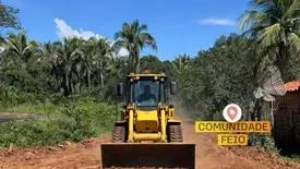 Prefeitura de Curralinhos inicia abertura de estrada vicinal entre comunidades (Foto: Reprodução)