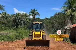 Prefeitura de Curralinhos inicia abertura de estrada vicinal entre comunidades (Foto: Reprodução)