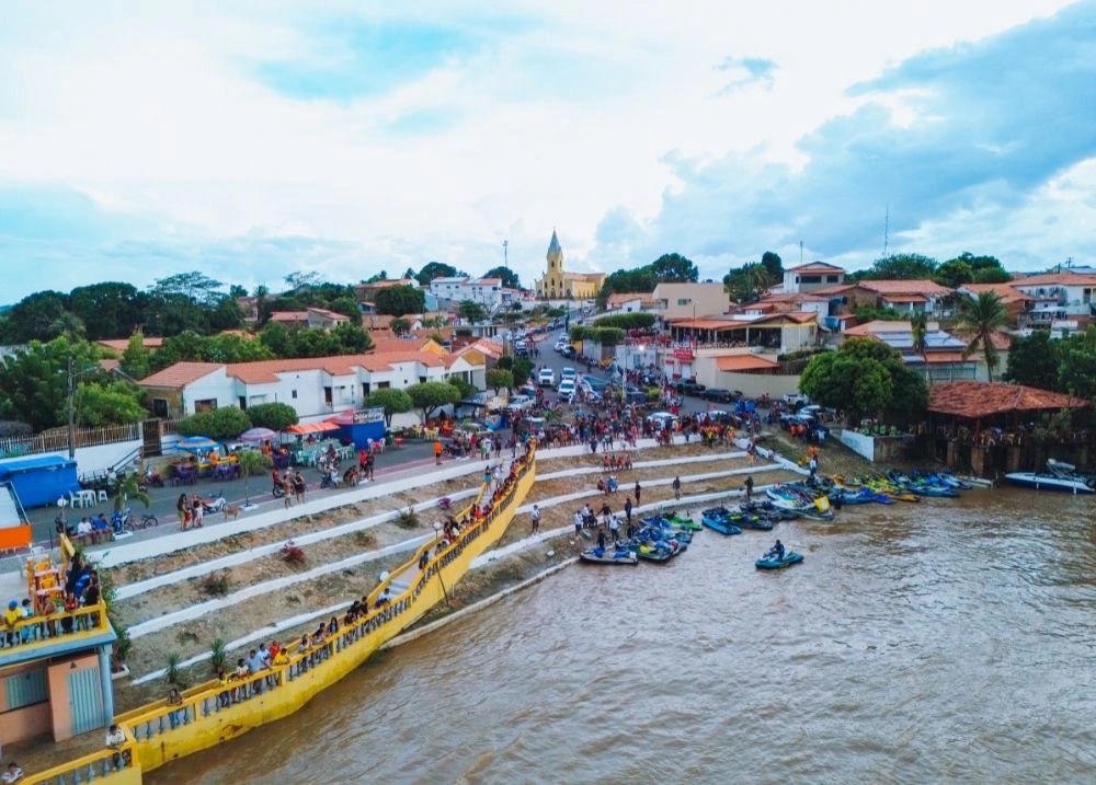 Prefeitura de Luzilândia monitora Rio Parnaíba e registra redução no nível da água